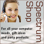 Spectrum - for all your computer needs, gift ideas & party products